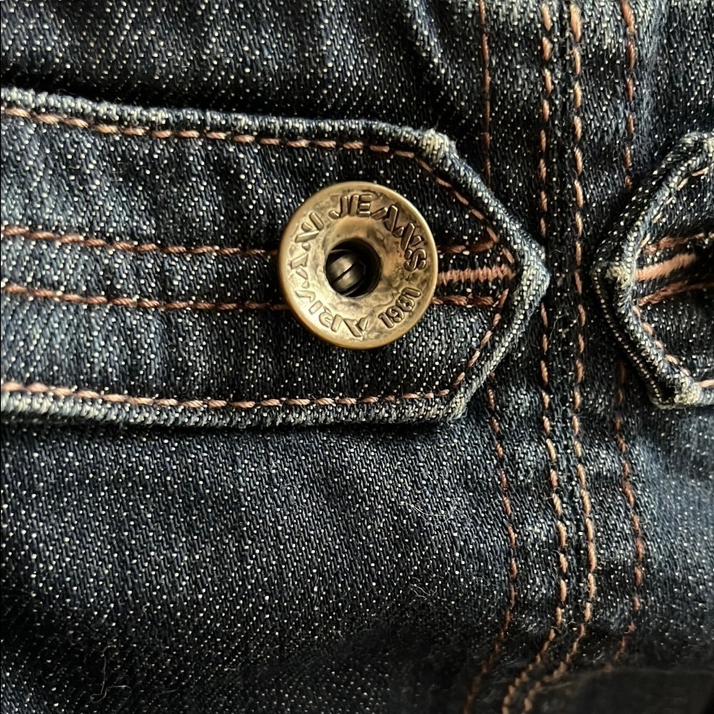 ARMANI JEANS Blue Denim Pencil Mini Skirt size small - Picture 13 of 13